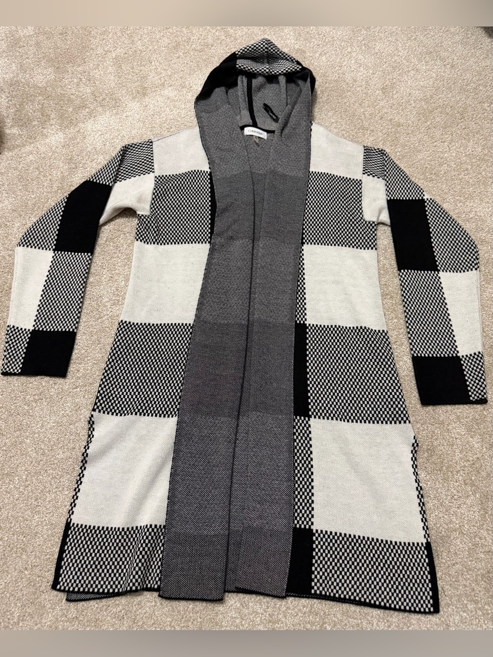 Calvin Klein cardigan with hood